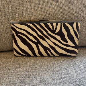 Banana Republic Zebra Print Clutch